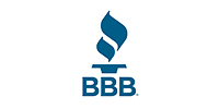 BBB logo featuring a blue torch and letters. Industry affiliations apply.