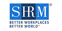 SHRM logo with the slogan "Better Workplaces Better World."